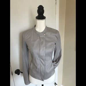 A/X suede gray blazer